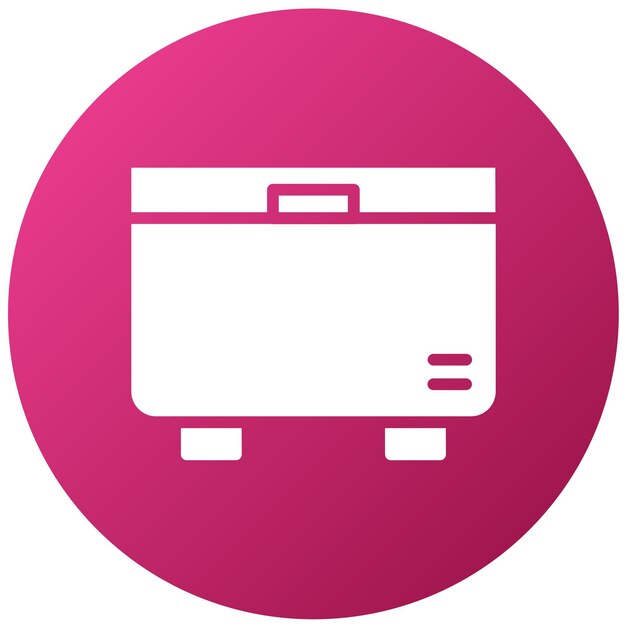 Diseño vectorial Estilo de icono de congelamiento de mate