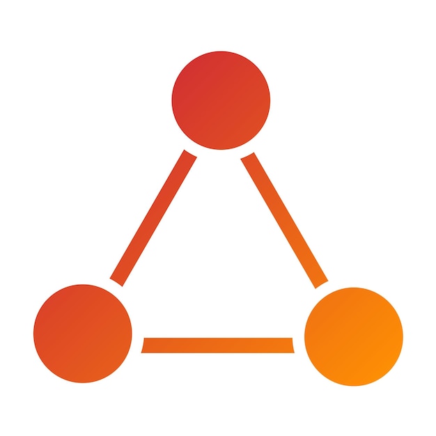Diseño vectorial Estilo del icono del conjunto compuesto