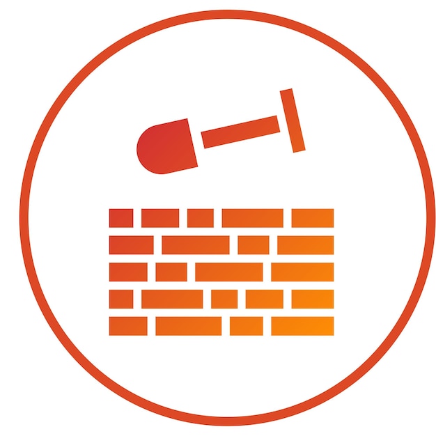Diseño vectorial y estilo de icono de construcción