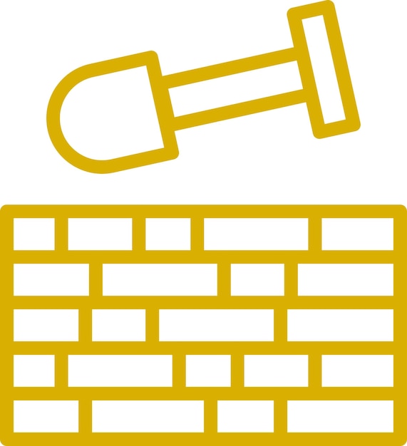 Diseño vectorial y estilo de icono de construcción