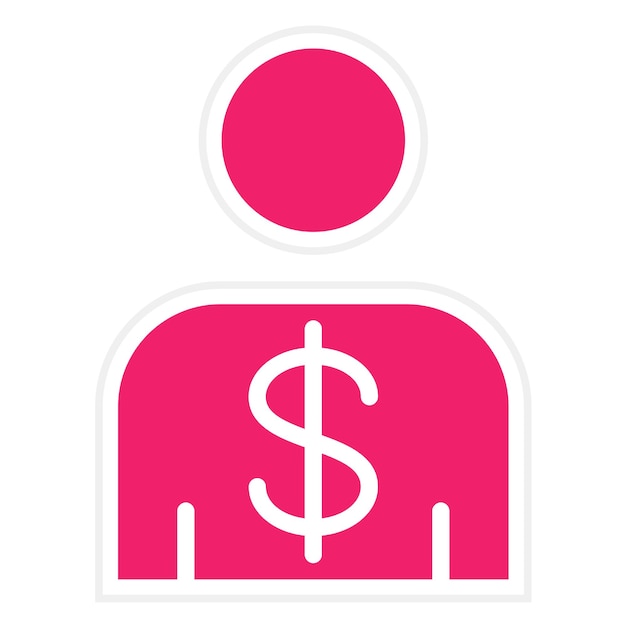 Diseño vectorial Estilo de icono de consumo