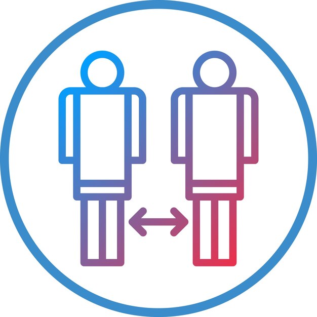 Diseño vectorial Estilo de icono de contacto mínimo