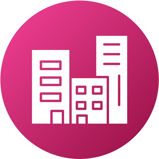 Diseño vectorial Estilo del icono de contaminación de la ciudad