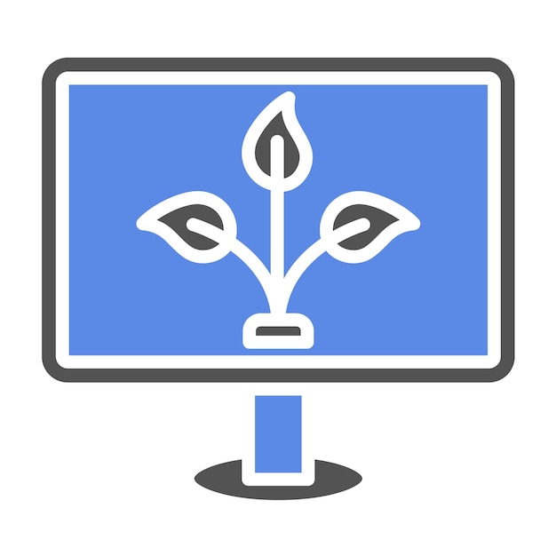 Diseño vectorial Estilo de icono de contenido orgánico