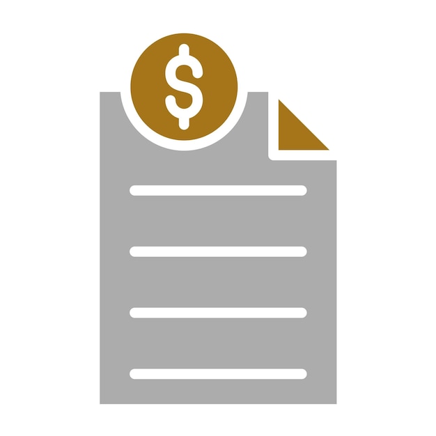 Diseño vectorial Estilo de icono de contenido pagado