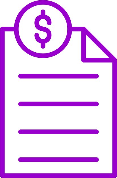 Diseño vectorial Estilo de icono de contenido pagado