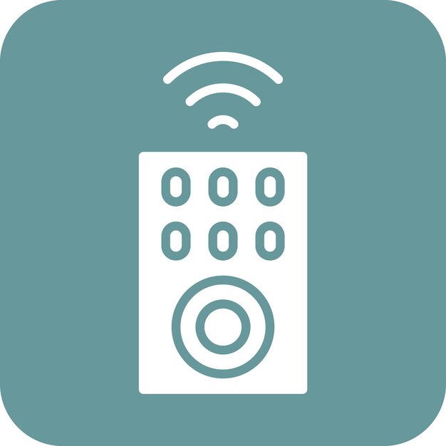 Diseño vectorial Estilo del icono de control remoto