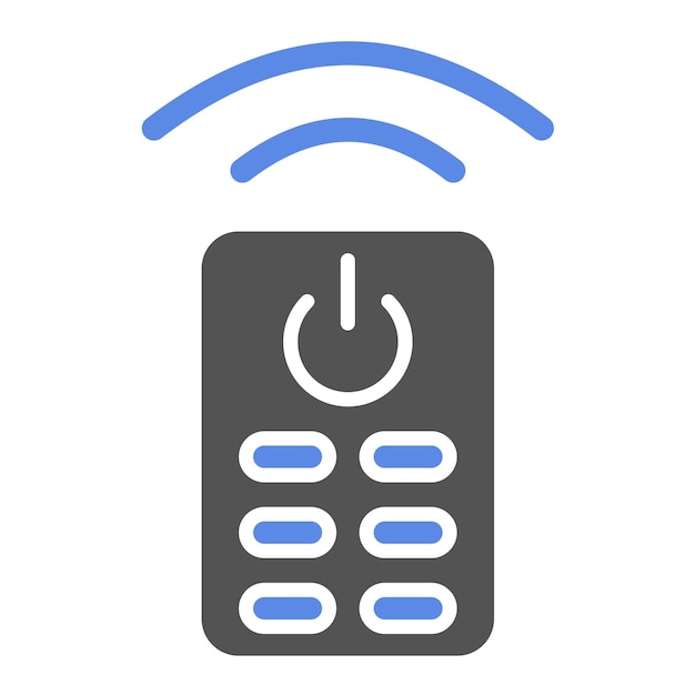 Diseño vectorial Estilo del icono de control remoto