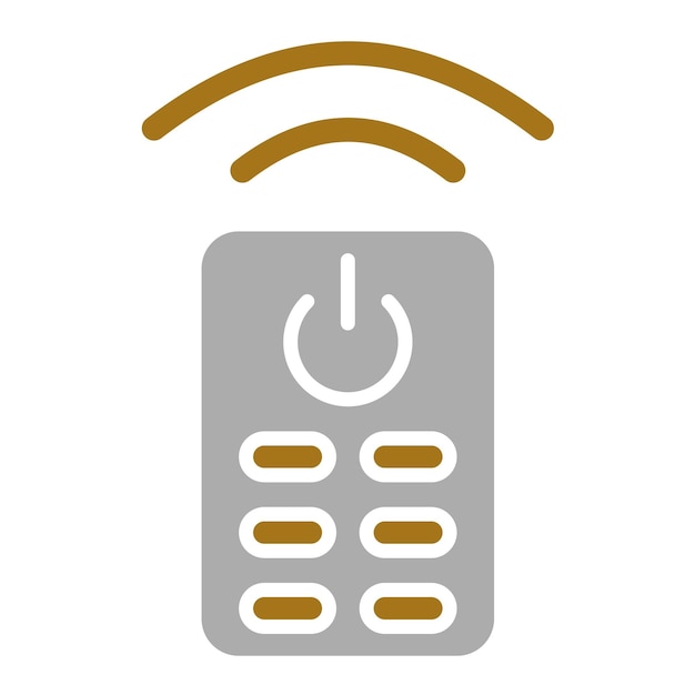 Diseño vectorial Estilo del icono de control remoto