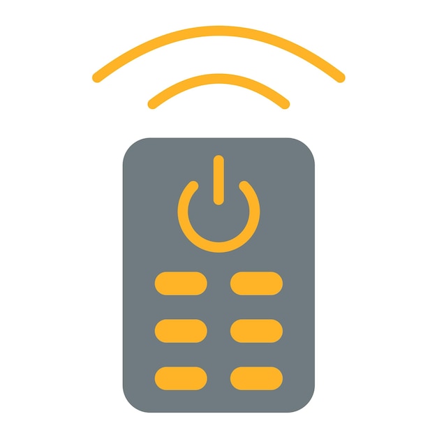Diseño vectorial Estilo del icono de control remoto