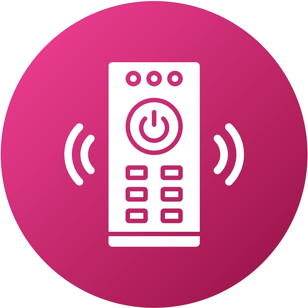 Diseño vectorial Estilo del icono de control remoto