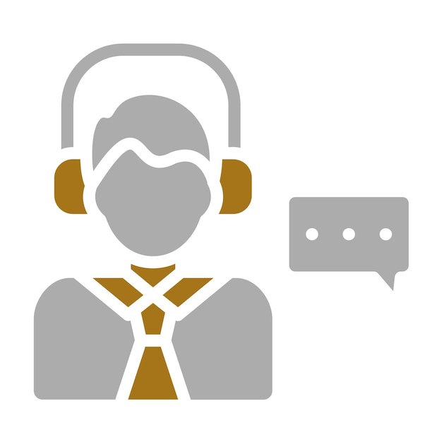 Diseño vectorial Estilo del icono de conversación