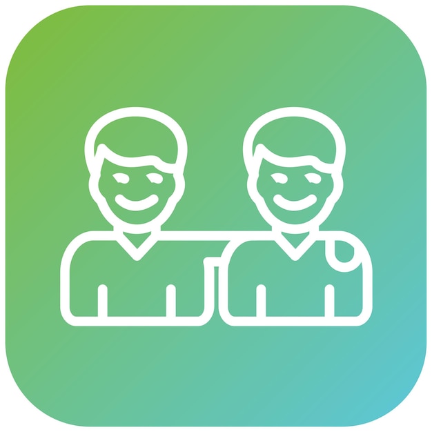Diseño vectorial Estilo de icono convivial