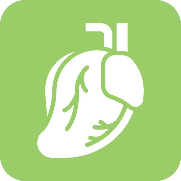 Diseño vectorial Estilo del icono del corazón