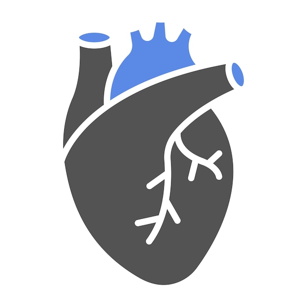 Diseño vectorial Estilo del icono del corazón