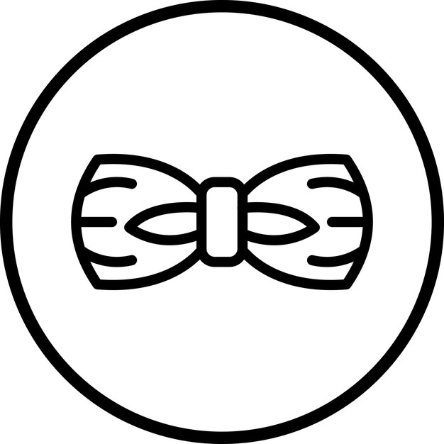 Diseño vectorial Estilo del icono de la corbata