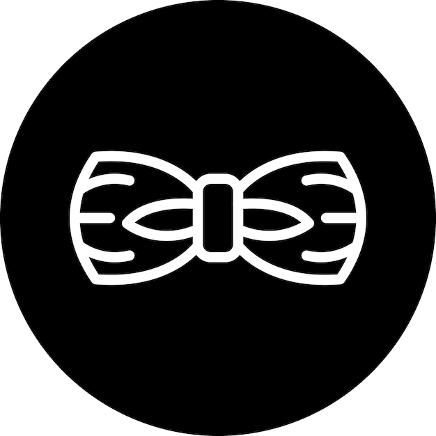 Diseño vectorial Estilo del icono de la corbata