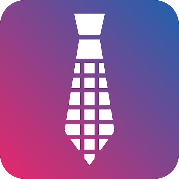 Diseño vectorial Estilo del icono de la corbata