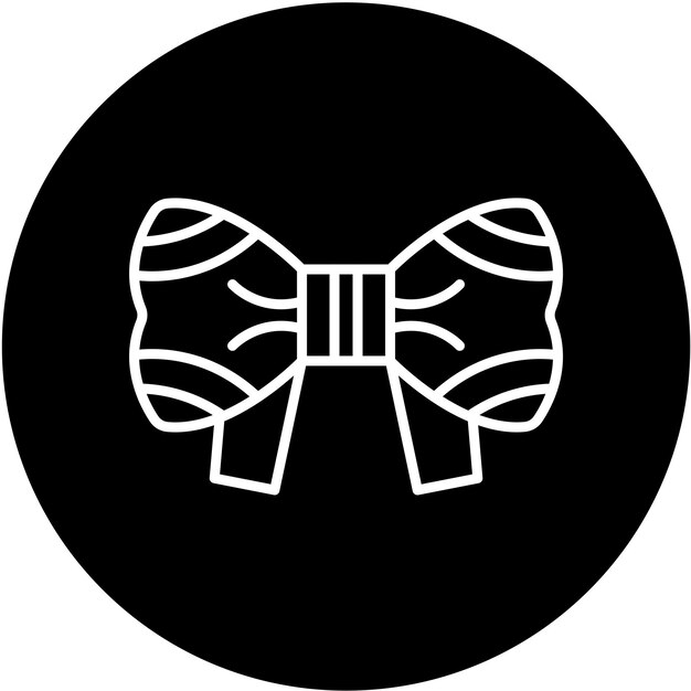 Diseño vectorial Estilo del icono de la corbata