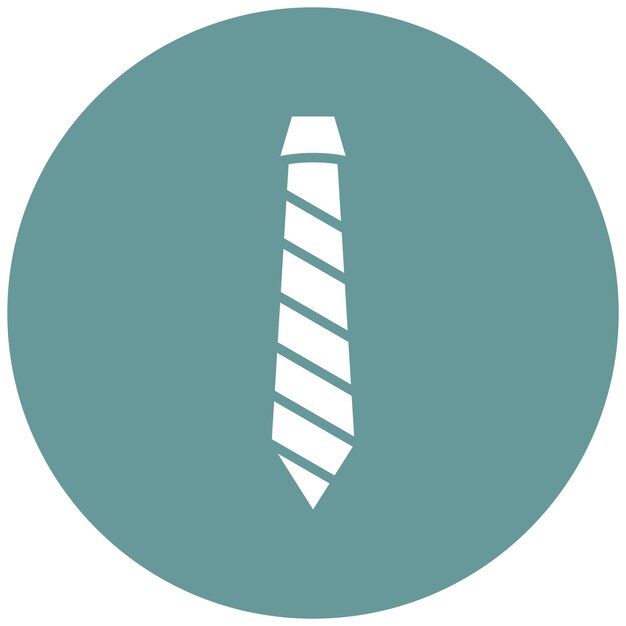 Diseño vectorial Estilo del icono de la corbata