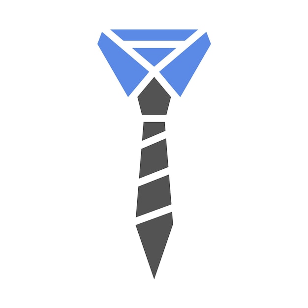 Diseño vectorial Estilo del icono de la corbata