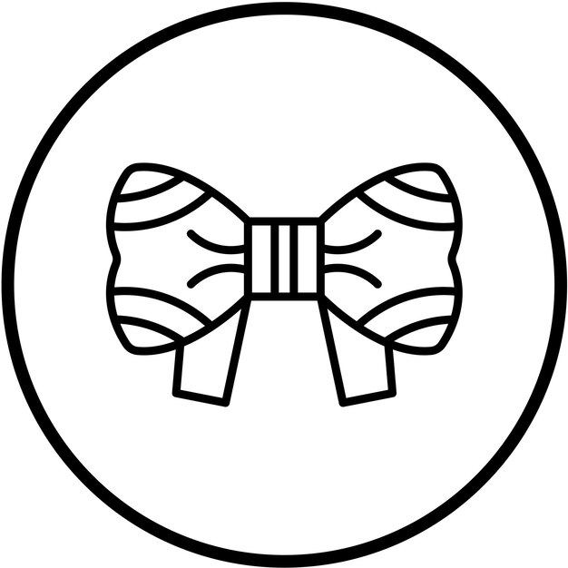 Diseño vectorial Estilo del icono de la corbata