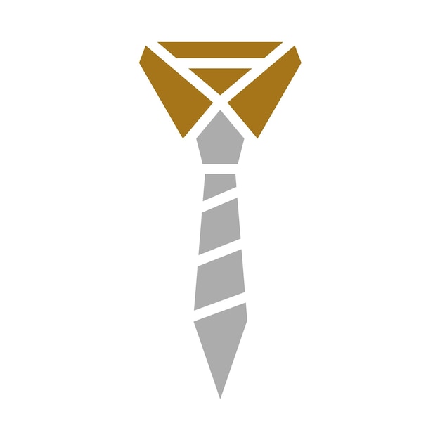 Diseño vectorial Estilo del icono de la corbata