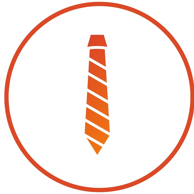 Diseño vectorial Estilo del icono de la corbata