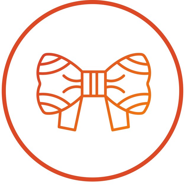 Diseño vectorial Estilo del icono de la corbata