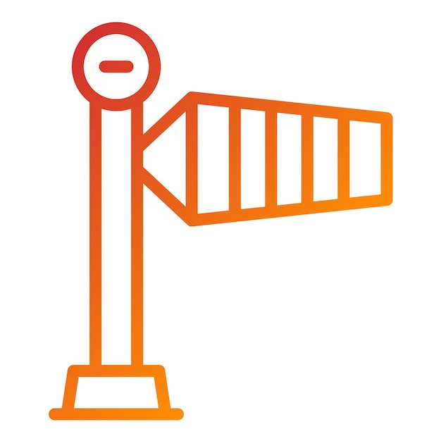 Diseño vectorial Estilo del icono de la corbeta de viento