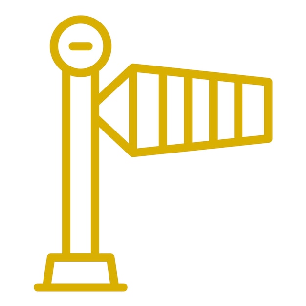 Diseño vectorial Estilo del icono de la corbeta de viento