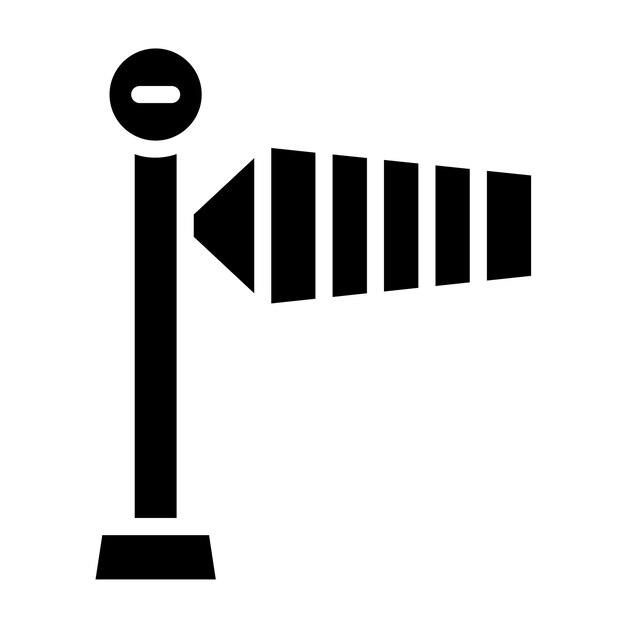 Diseño vectorial Estilo del icono de la corbeta de viento