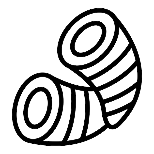 Diseño vectorial del estilo del icono de la Cornucopia