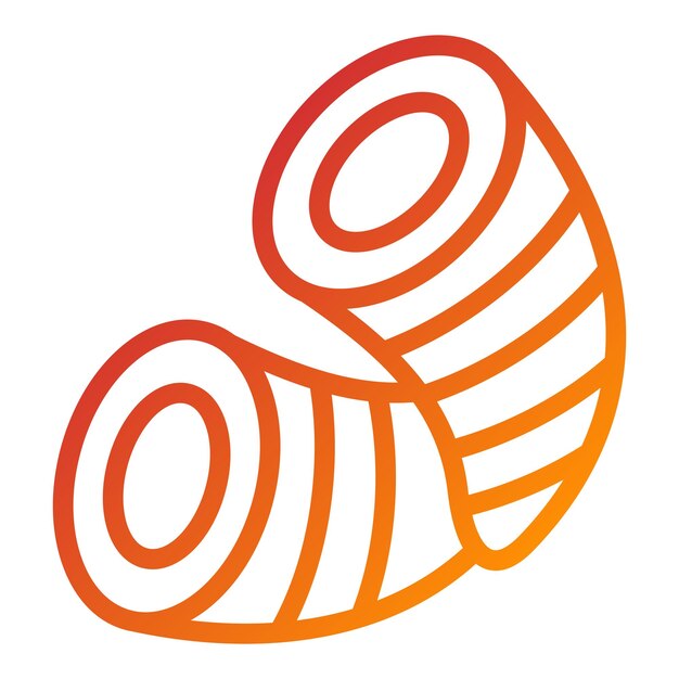 Diseño vectorial del estilo del icono de la Cornucopia