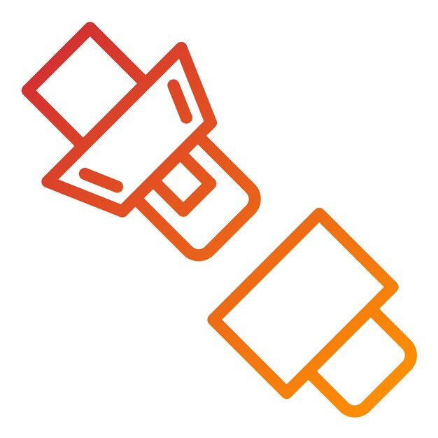 Diseño vectorial Estilo del icono de la correa de transmisión