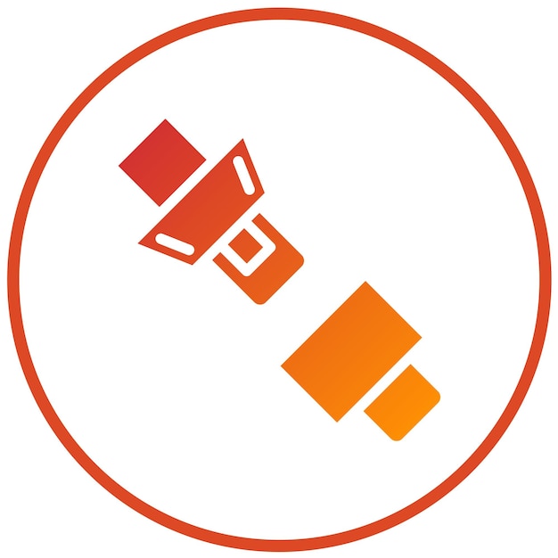 Diseño vectorial Estilo del icono de la correa de transmisión