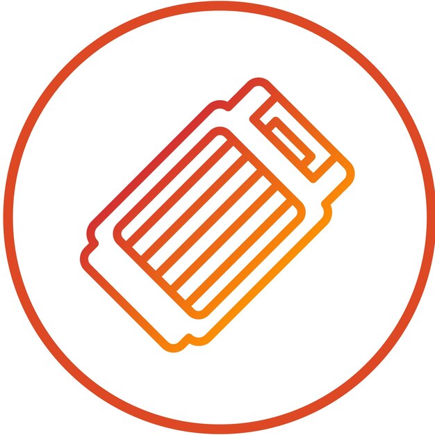Diseño vectorial Estilo del icono del cortador eléctrico de fresas