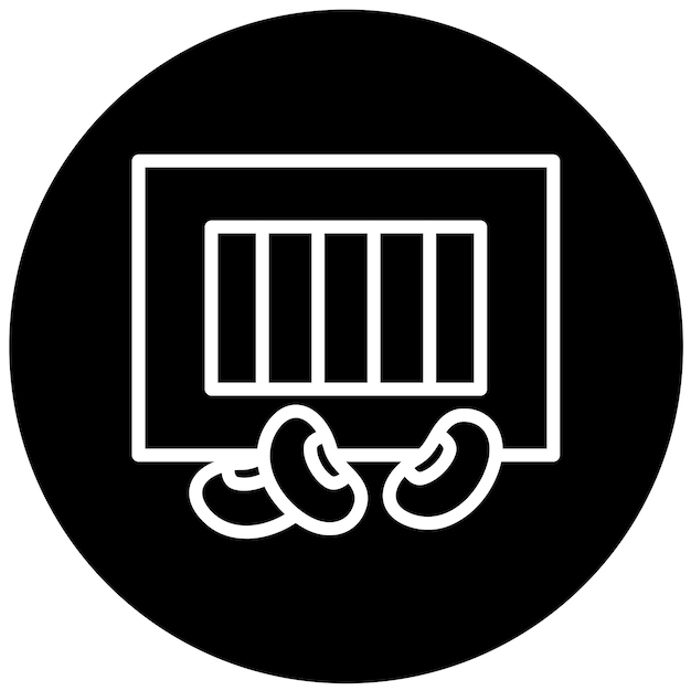 Diseño vectorial Estilo del icono del cortador eléctrico de frijoles rojos