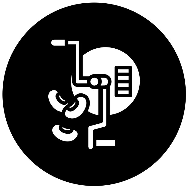 Diseño vectorial Estilo del icono del cortador de frijoles Pinto eléctrico