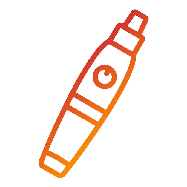 Diseño vectorial Estilo del icono del cortador de orejas