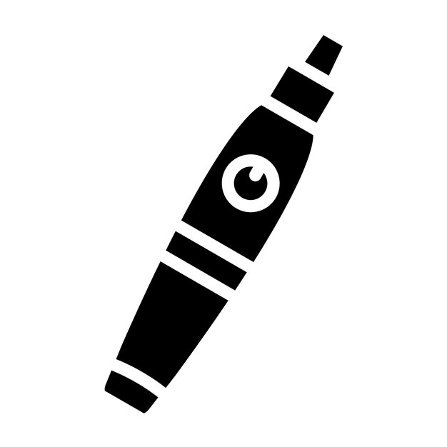 Diseño vectorial Estilo del icono del cortador de orejas