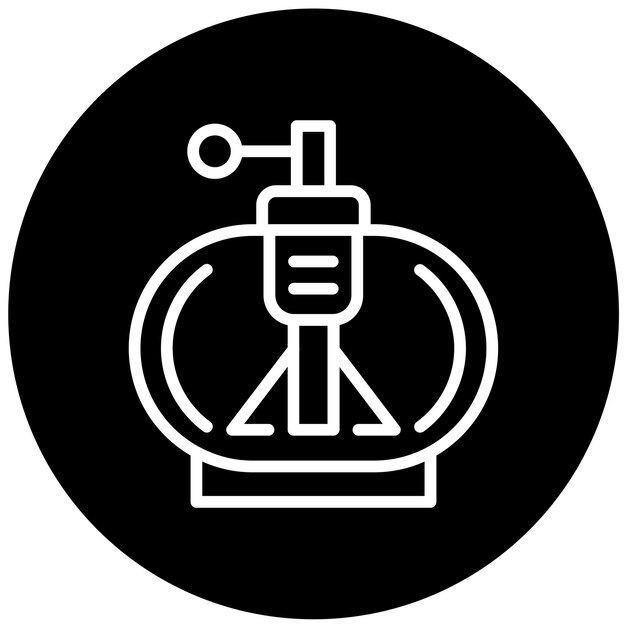 Diseño vectorial Estilo del icono del cortador de verduras de mostaza eléctrica
