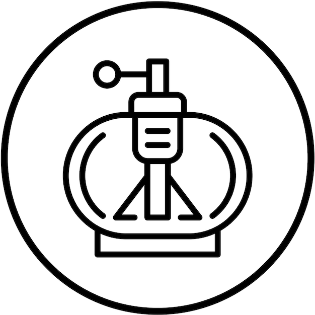 Diseño vectorial Estilo del icono del cortador de verduras de mostaza eléctrica