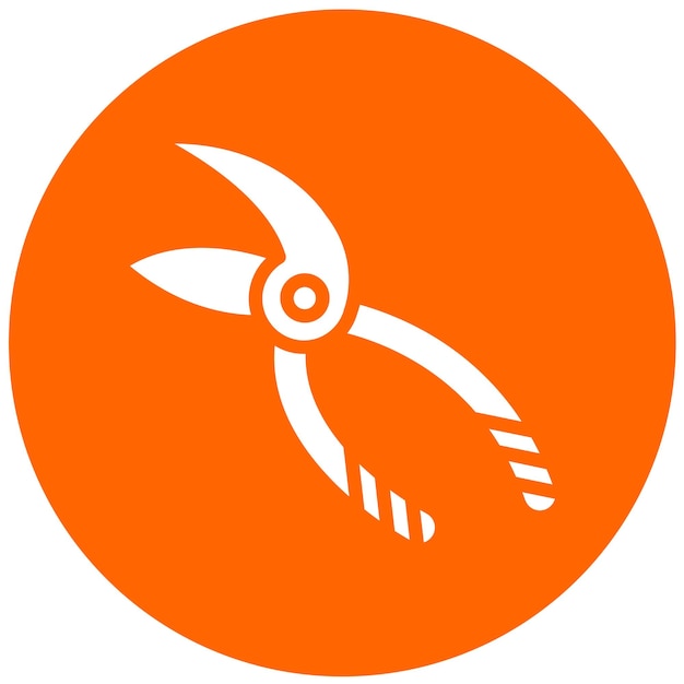 Diseño vectorial Estilo del icono de la cortadora de ciruelas eléctricas