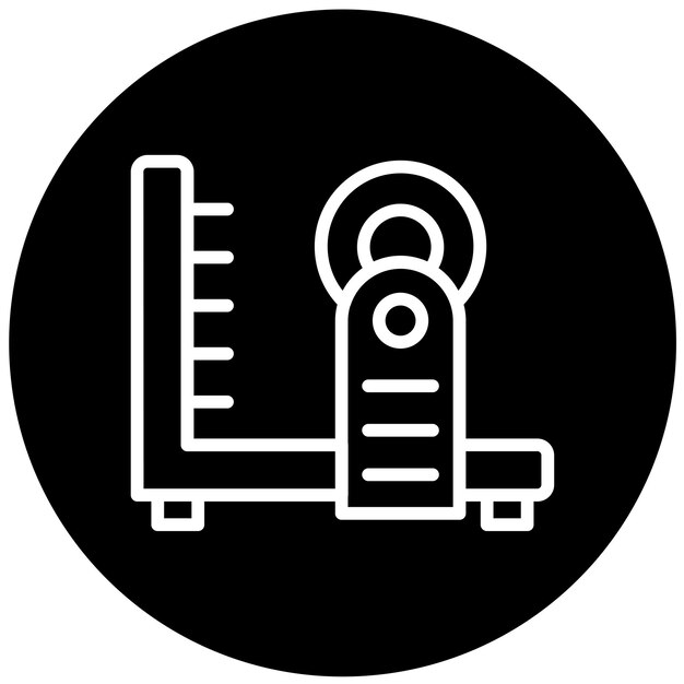Diseño vectorial Estilo del icono de la cortadora de escarola eléctrica