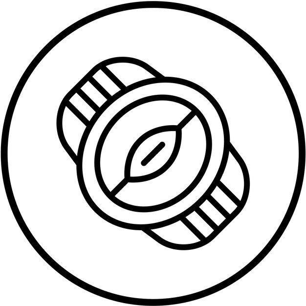 Diseño vectorial Estilo del icono de la cortadora de mango eléctrica