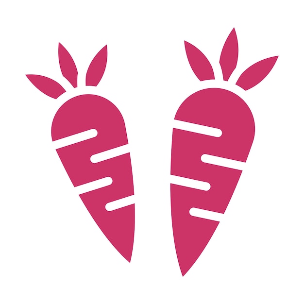 Diseño vectorial Estilo del icono de la cosecha saludable