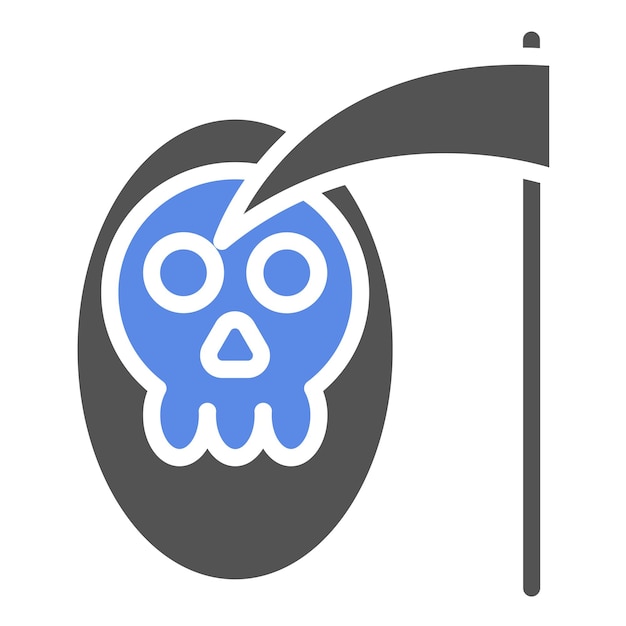 Diseño vectorial de estilo de icono de cosechador verde