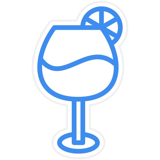 Diseño vectorial Estilo de icono cosmopolita