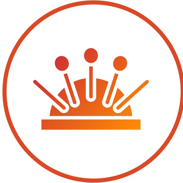 Diseño vectorial estilo icono de costura de gatito